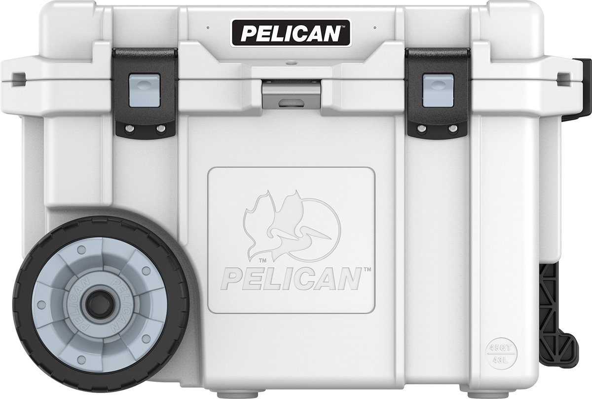 Pelican Elite Coolers with Wheels White 45 Quart Nellis Auction