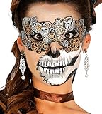 Augenmaske Maske Steampunk-Latex Getriebe