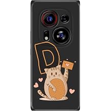 Senada Tecno Phantom X2 Pro ile Uyumlu K l f Tecno Temal  Silikon Kedili D Harfi