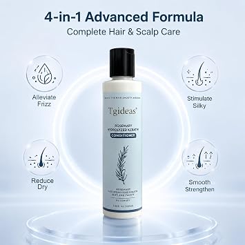 Tgideas Hair Growth Shampoo & Conditioner Bundle, Volumizing & Hydrating Set for All Hair Types - Shampoo & Conditioner - 14.8 Fl Oz