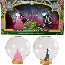 Wicked Snow Globe Kit, DIY Snow Globe, Includes 2 Globes, Glitter, Sequins, Stickers - Elphaba and Glinda