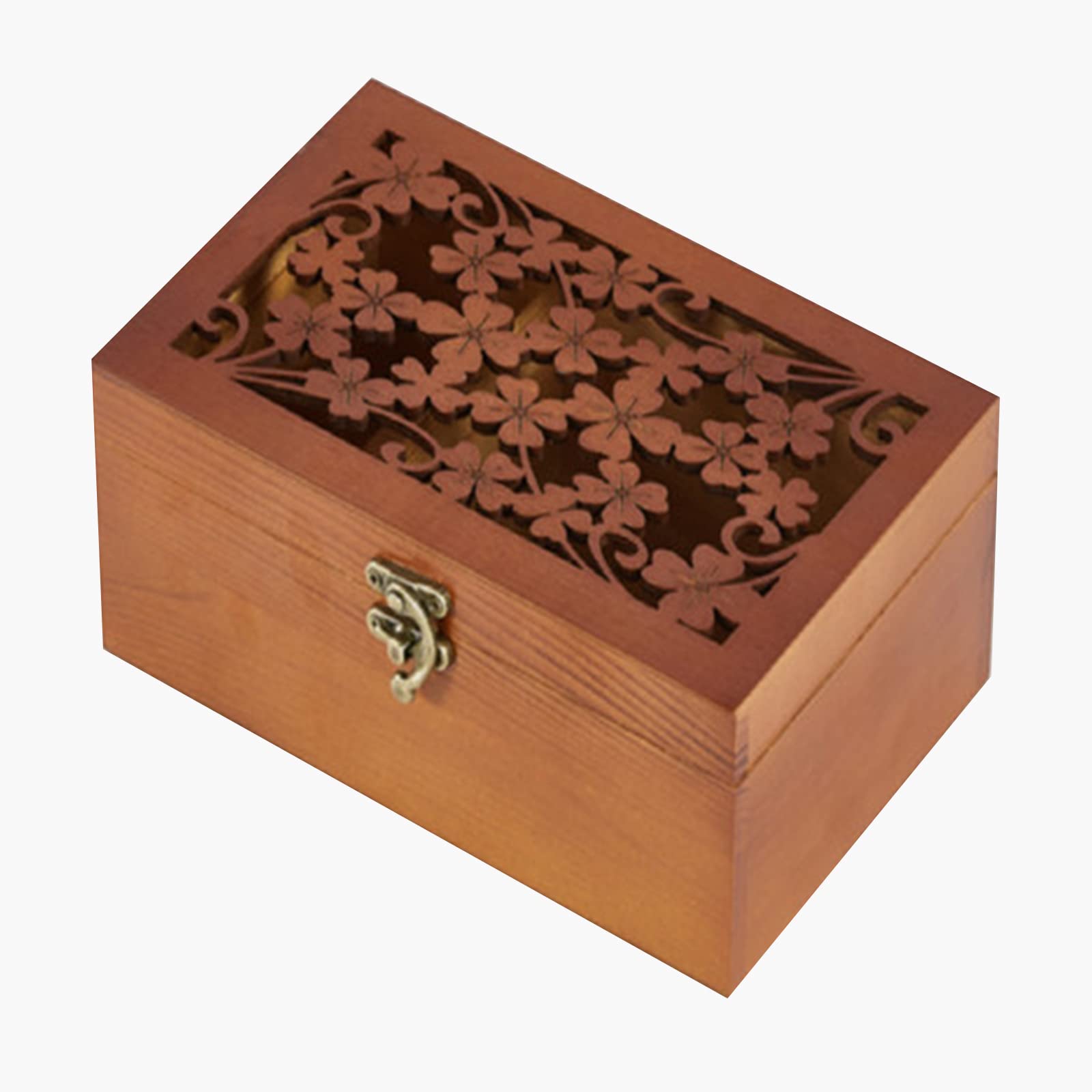 Pudełko do szycia, zestaw do szycia-drewniane wysokiej jakości pudełko do przechowywania z litego drewna w stylu retro, odpowiednie dla początkujących, hobbystów, mężczyzn, kobiet, G (Color : C)