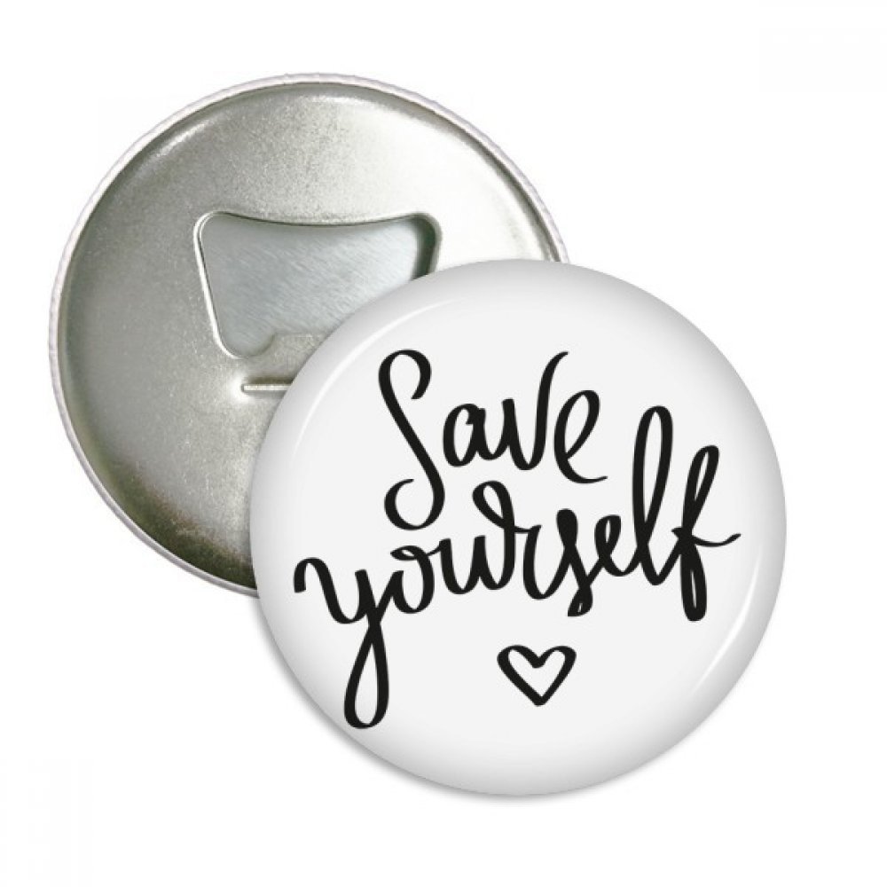 Cadeau bouteille bouton rond ouvreur aimant pour réfrigérateur 3pcs