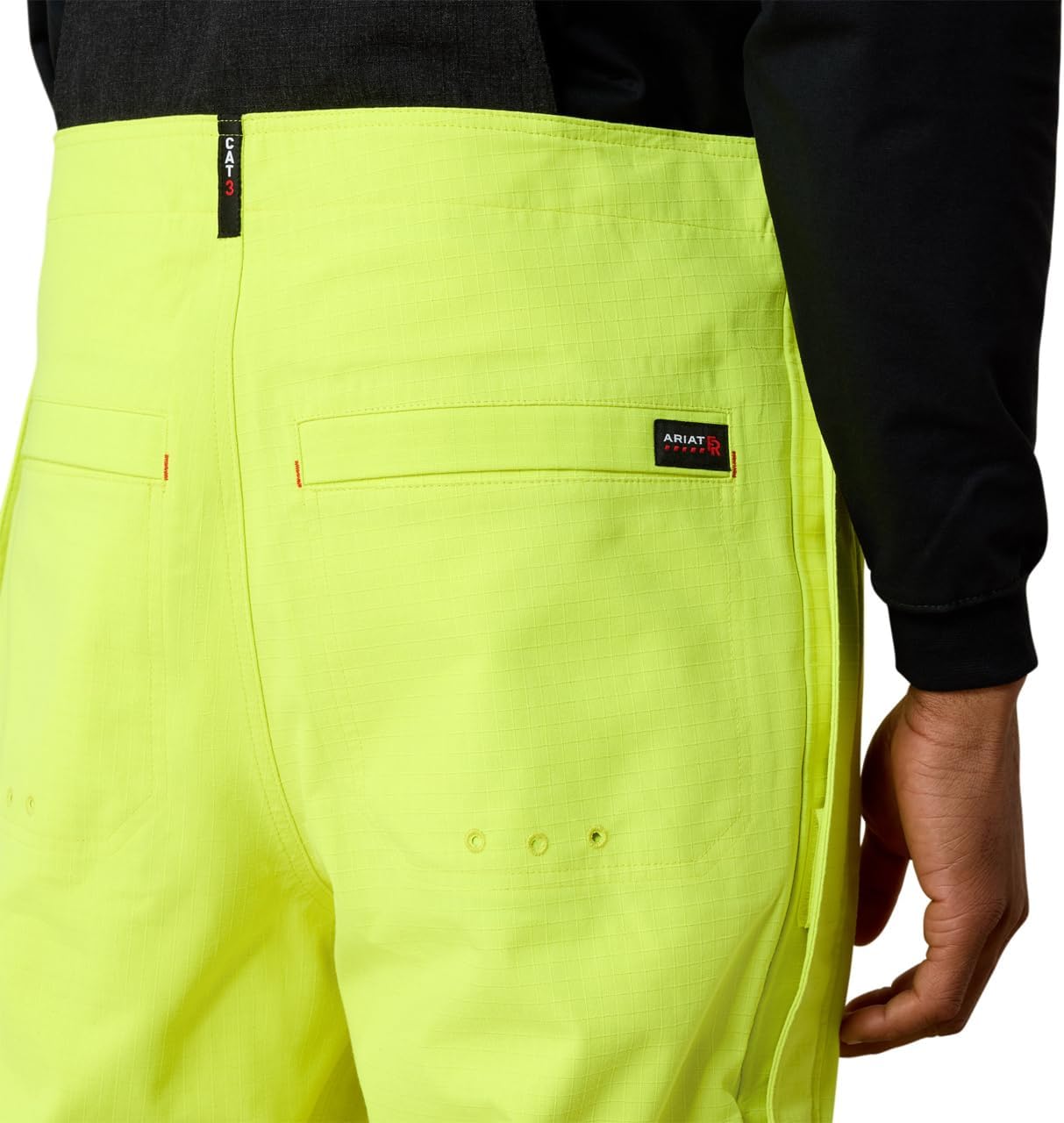 ARIAT Men's Flame Resistant Hi-Vis Waterproof Bib - Image 4