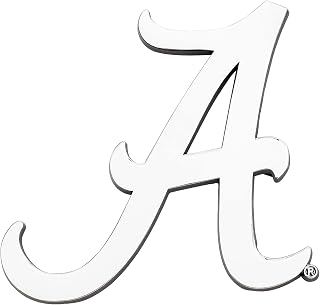 Desert Cactus The University of Alabama Metal 3D Auto Car Emblem Sticker Chrome Crimson Tide Bama UA Premium Truck Vehicle Emblems