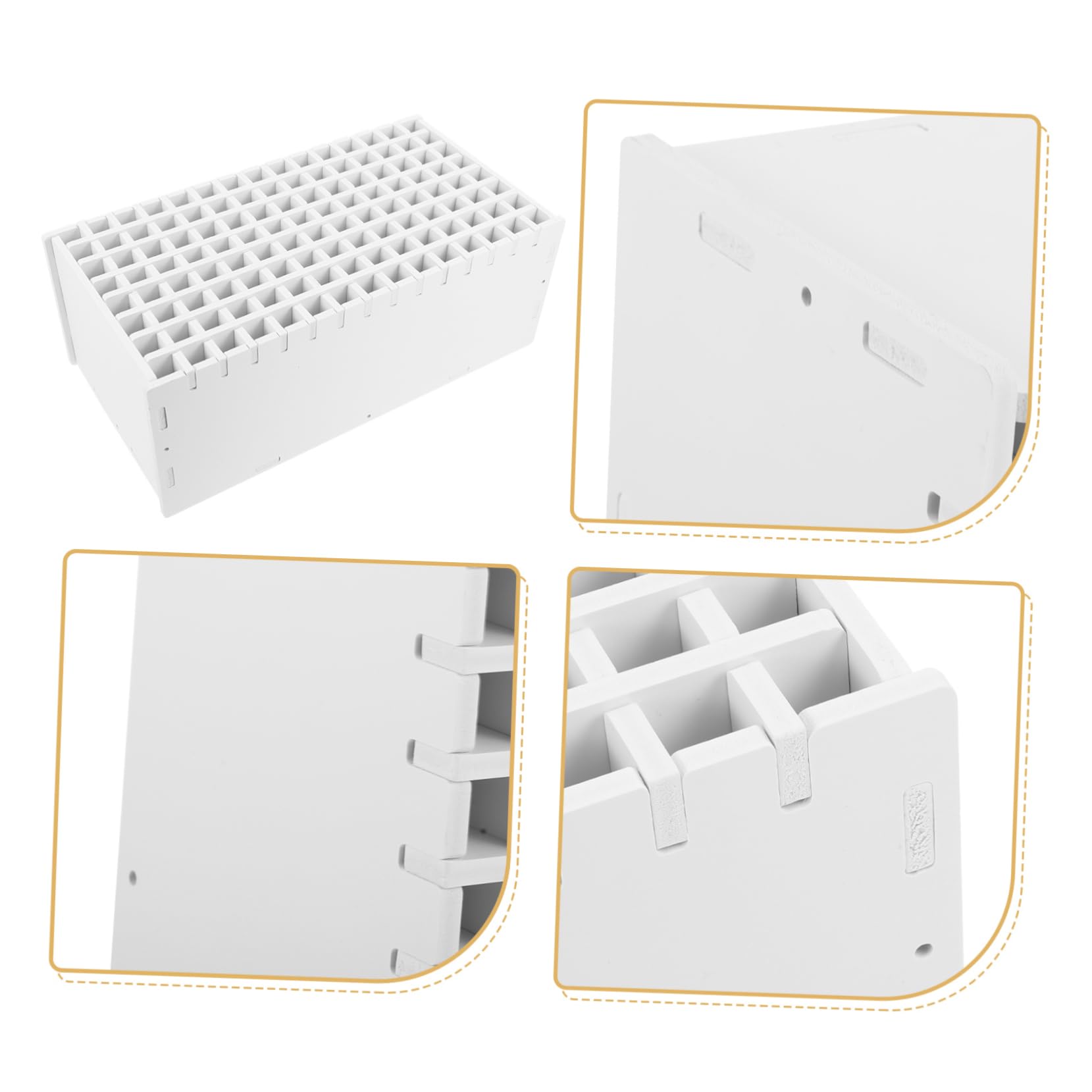 Lurrose Multi-funzione Porta Penne e Markers Da Scrivania Con Scomparti Organizer Multifunzionale Per Scuola Ufficio e Studio Capacità Ampia Per Penne e Pennarelli Design Moderno Adatto