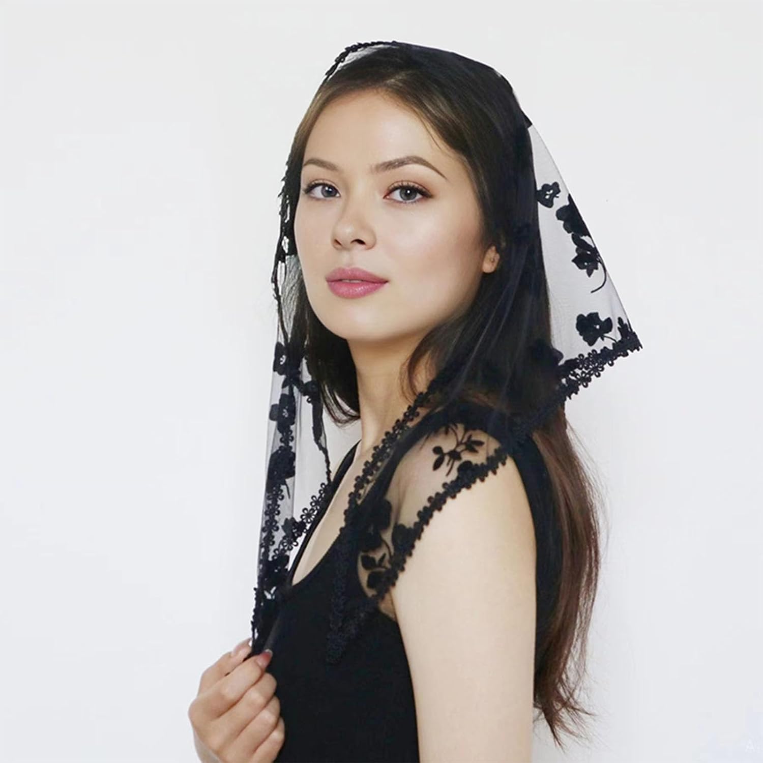 Elegant White Head Wrap Comfortable Headscarf Elegant Hair Scarf Turban Shawl for Daily Wear
