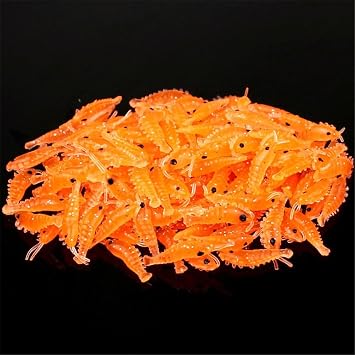 30 Adet-6 Renk-Silikon Balık Yemi-Gerçek Görünümlü-Sahte Yapay Karides, Ardeppo, Karışık Renkler, 2, 5 Cm