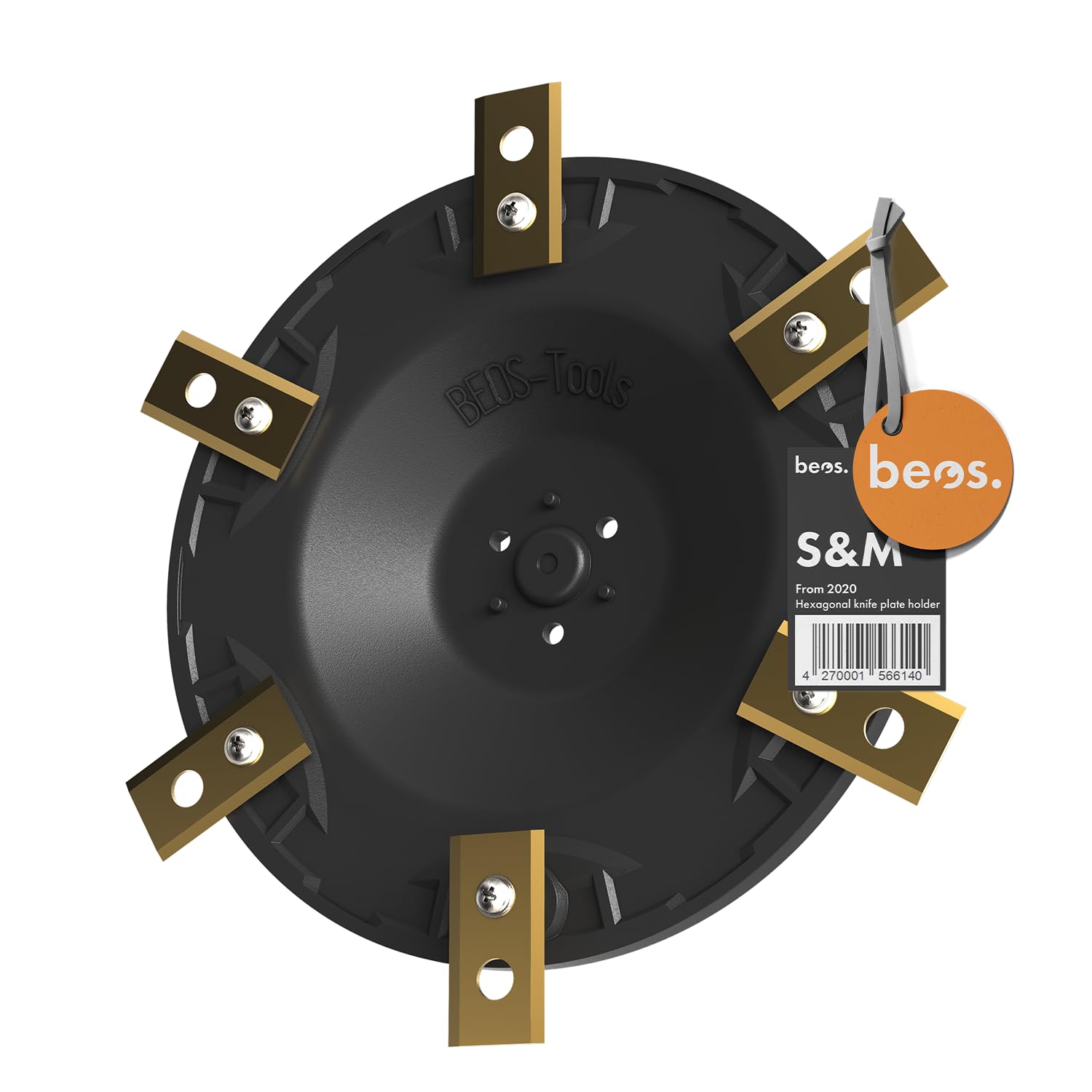 Beos Robot Lawnmower Tuning Blade Disc For 6X Blades - Glass Fibre Reinforced Blade Disc - Robot Lawnmower Blade Disc For Worx Landroid S&M (From 2020) & Vision M600