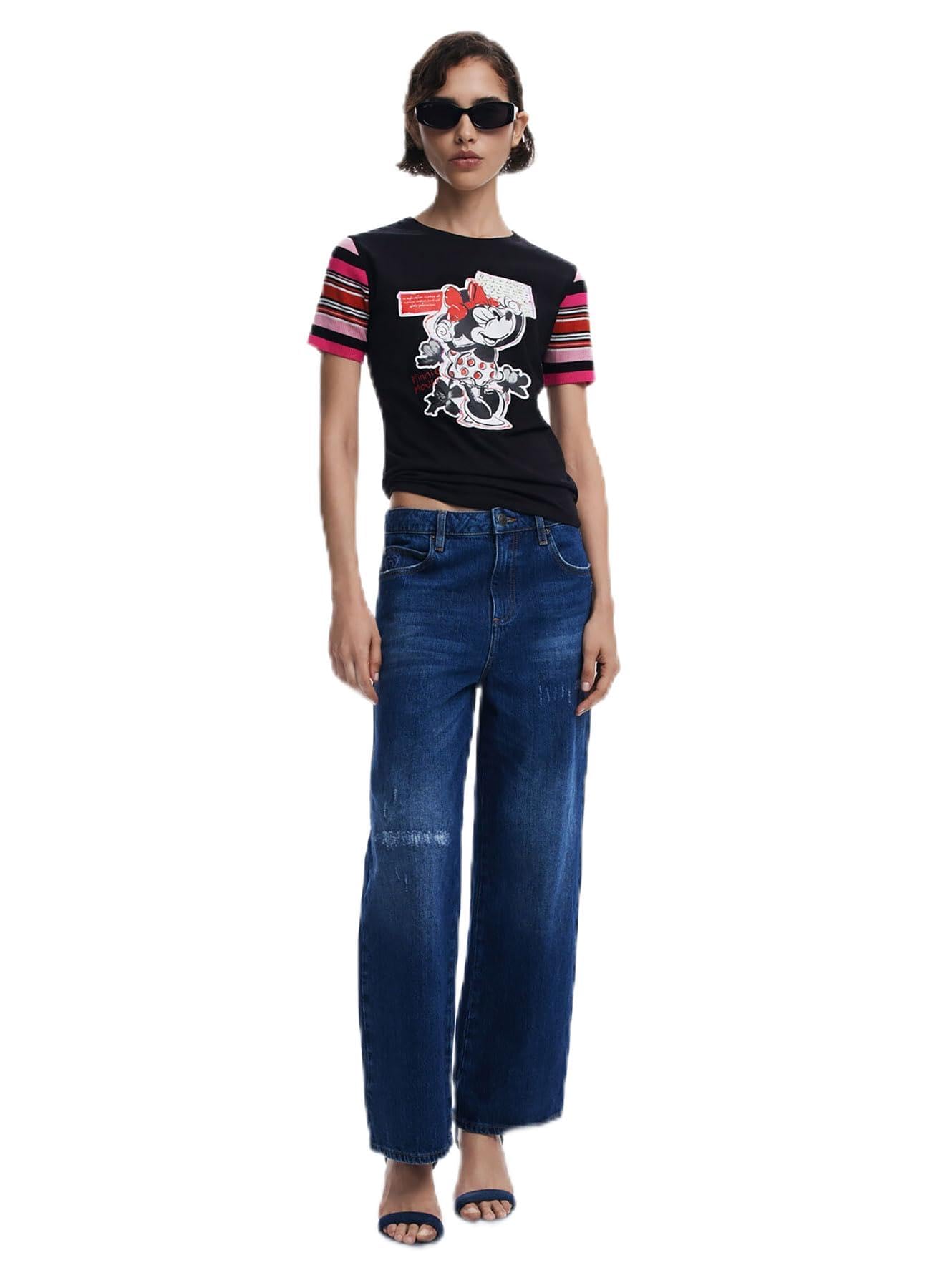 Desigual TS_Minnie, 2000 Black, L