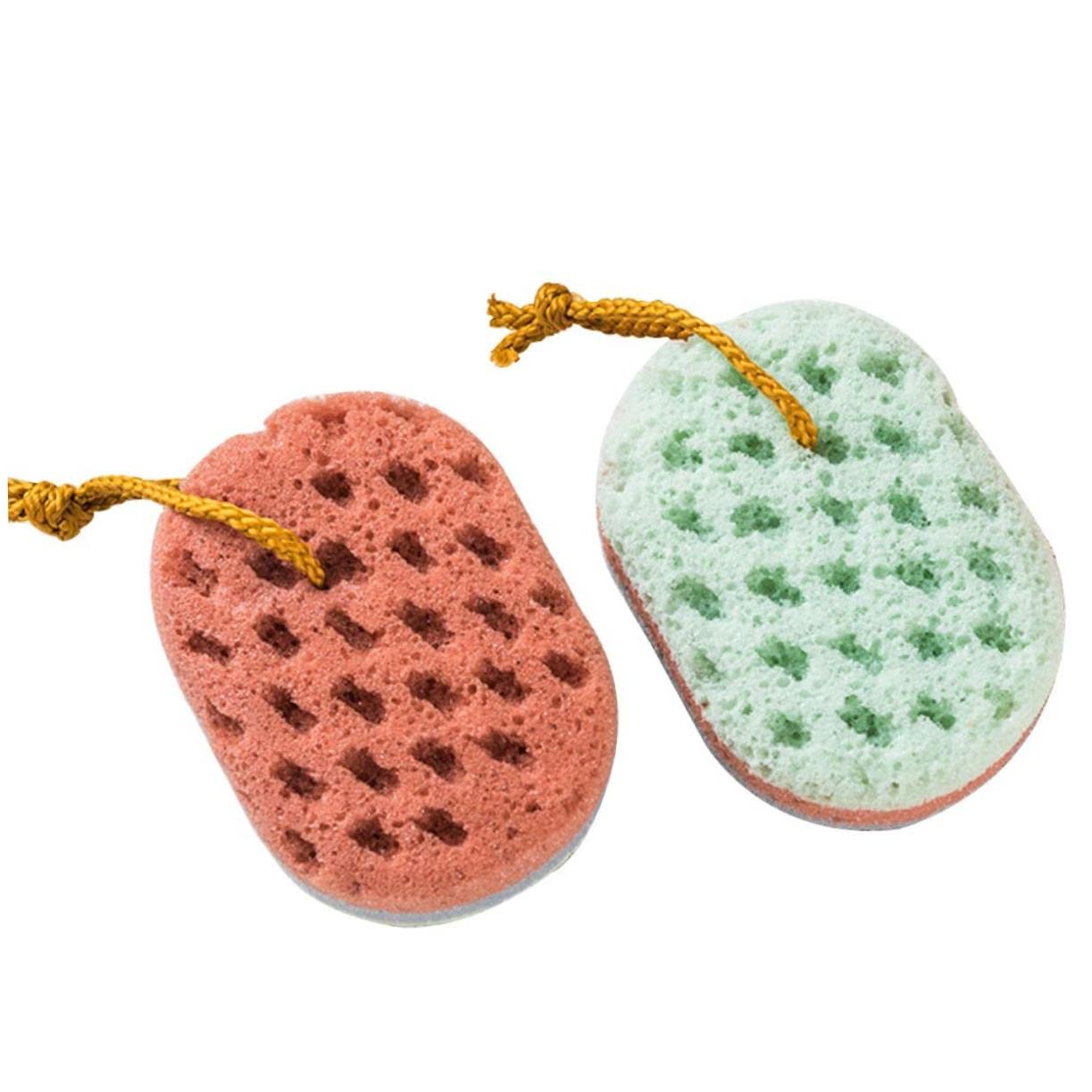 Housoutil 6 Pz scrubber per la pulizia spugne da bagno faccia in schiuma amarelli spugna da spugna per il lavaggio del corpo fresco salvietta da bagno bambino che fa i primi passi