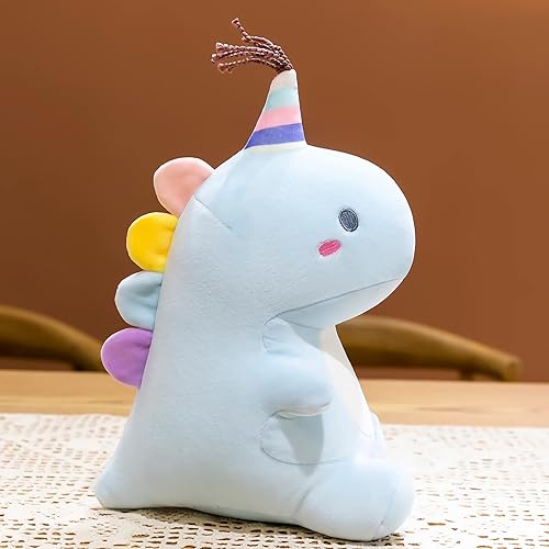 Vista 17 de VICKYPOP Juguete de peluche de dinosaurio, suave, muñeco de peluche de dinosaurio, lindo regalo de cumpleaños para niños y niñas