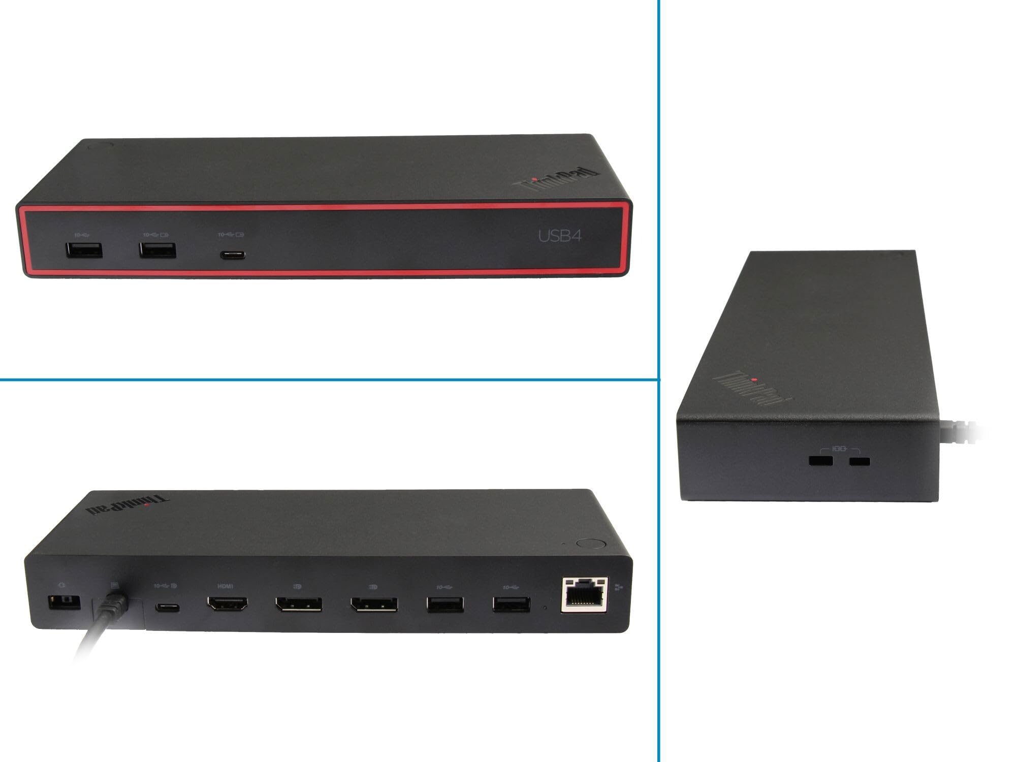 40BF0100EU Lenovo ThinkPad USB4 Dock 5000 USB-C 4 réplicateur de Port