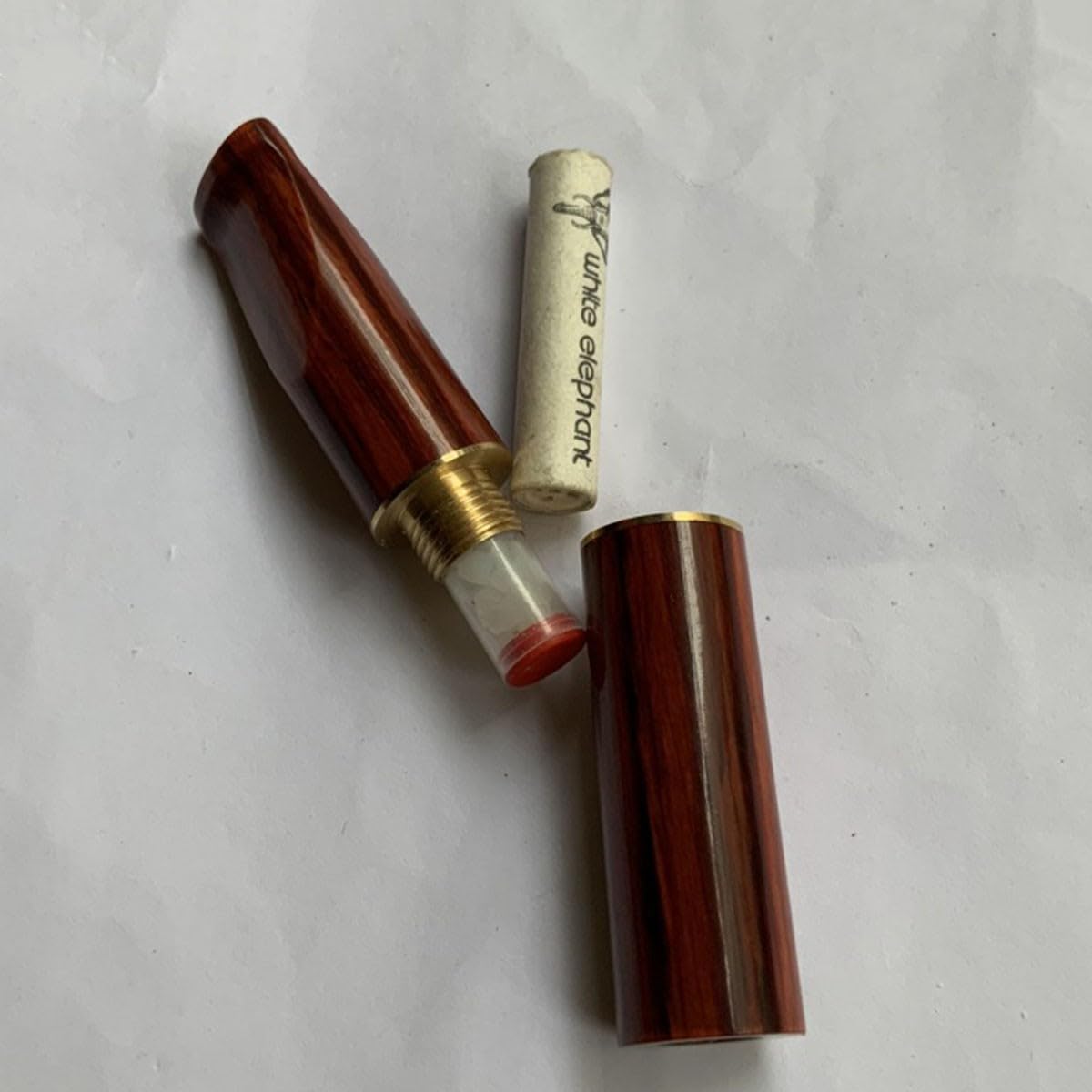 Bocchino per Sigaretta, Bocchino con Filtro, Filtro per Sigarette per Sigarette, Legno Bocchino,con filtro a carbone attivo da 9 mm per uomo(A)