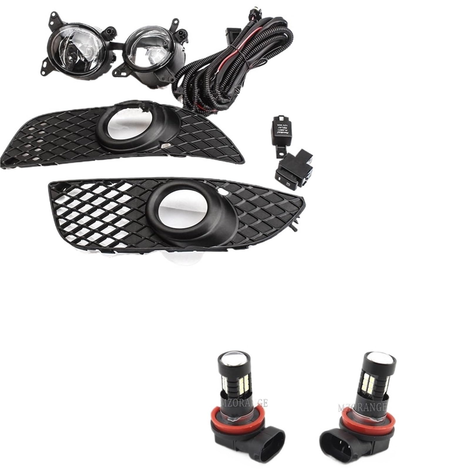 Antibrouillard Avant LED Phare Calandre Kit Mitsubishi Lancer EX