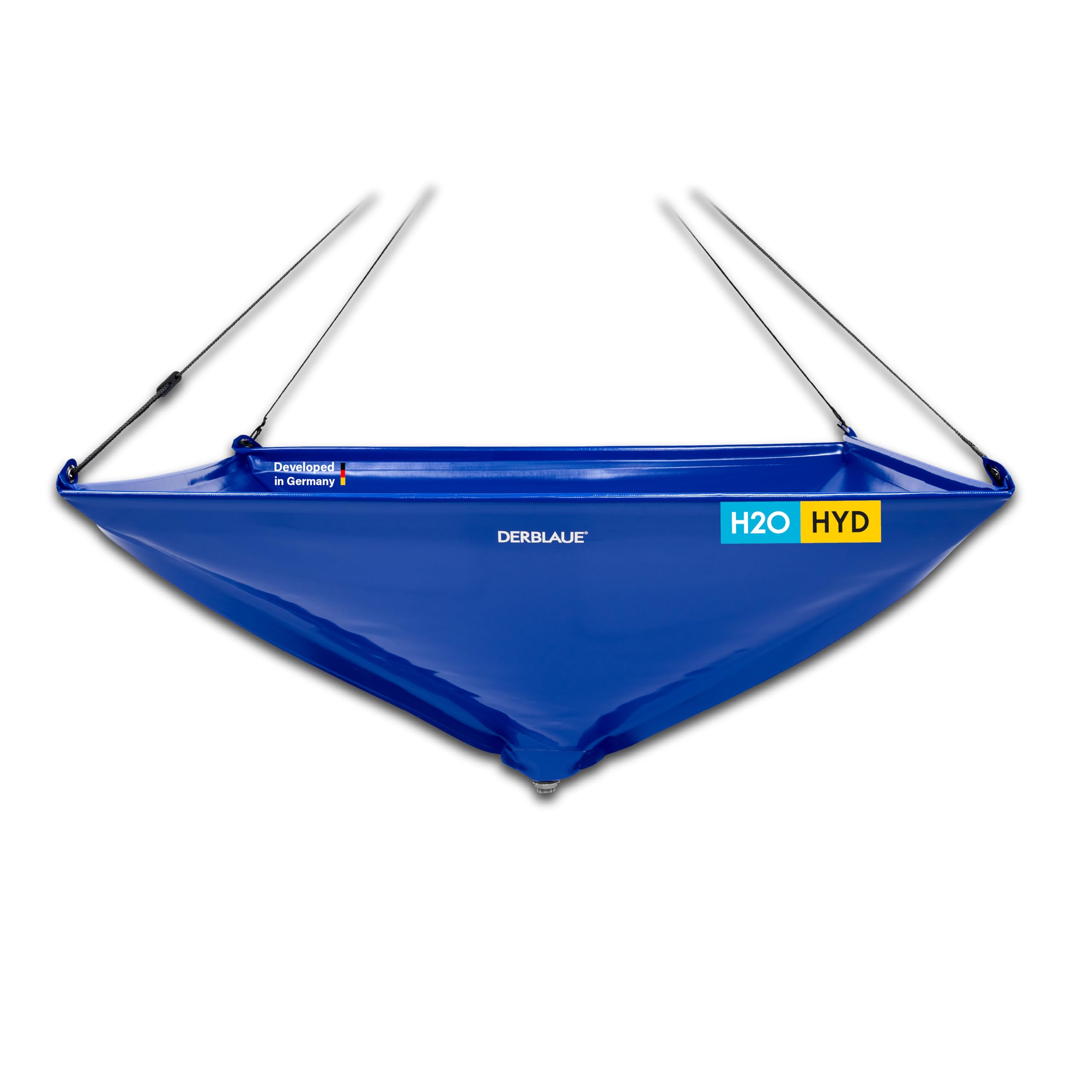 DERBLAUE Imbuto per cassette da soffitto, 110 x 110 cm, capacità 70 litri, attacco da 3/4"