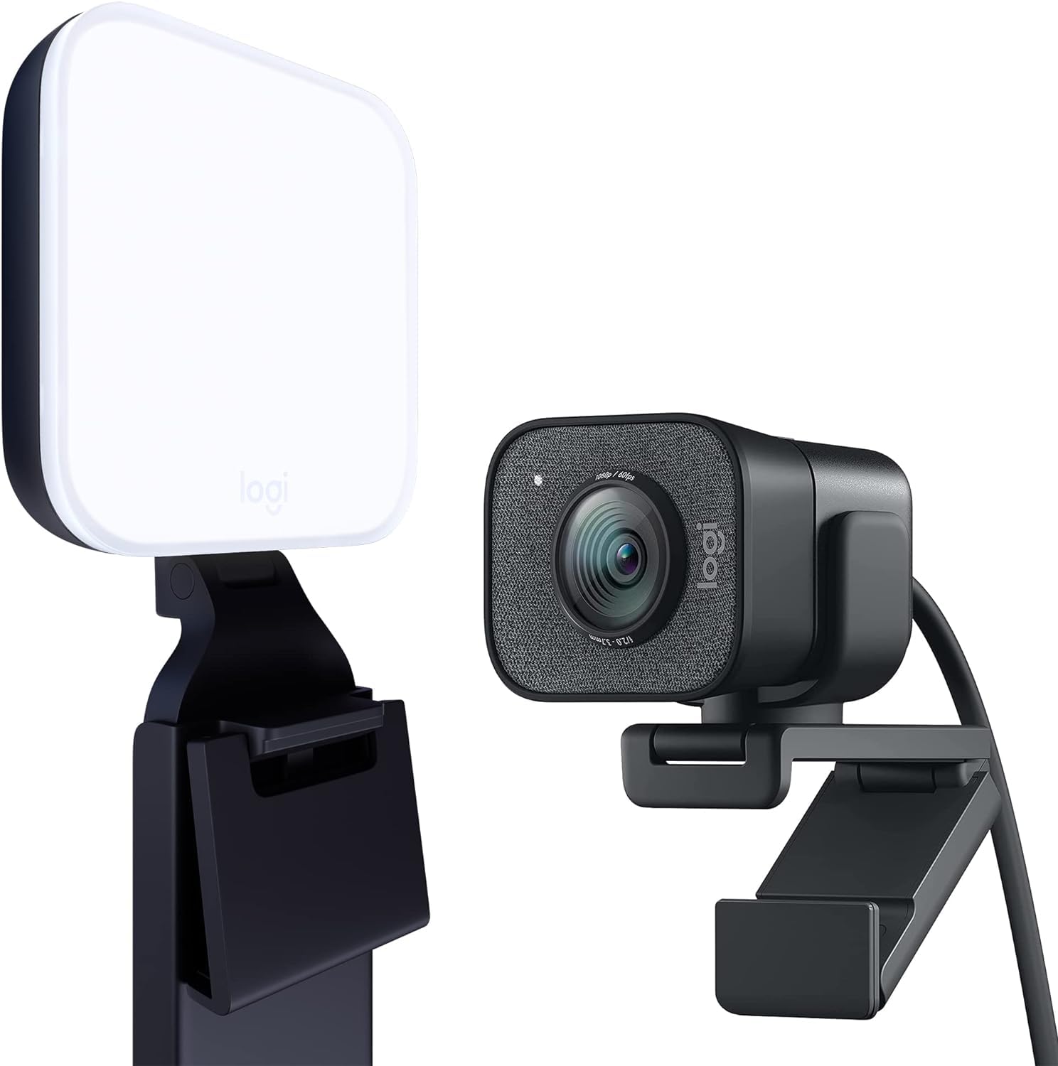 Logitech for CreatorsLitra Glow + StreamCam - The ultimate solution to look great on camera, fast - BlackCarbon Neutral Certified by SCS Global Services