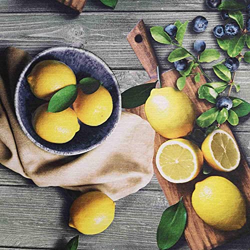 Tapis de cuisine WohnDirect Lemon 50x200cm antidérapant et lavable