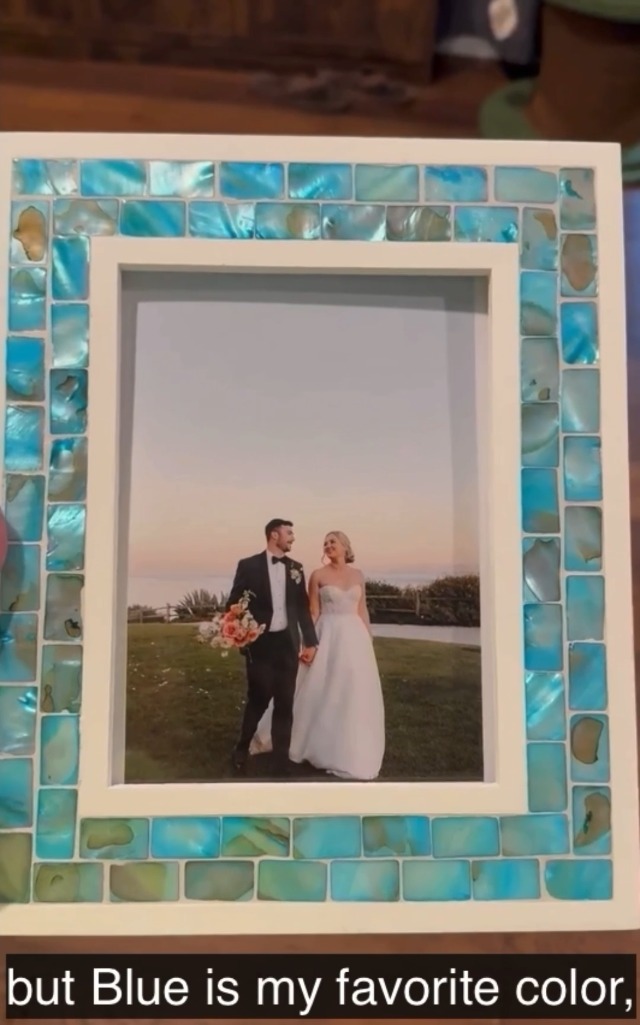 Amazon.com - GIFTME 5 Beach Theme Picture Frame 3.5x5,Turquoisel