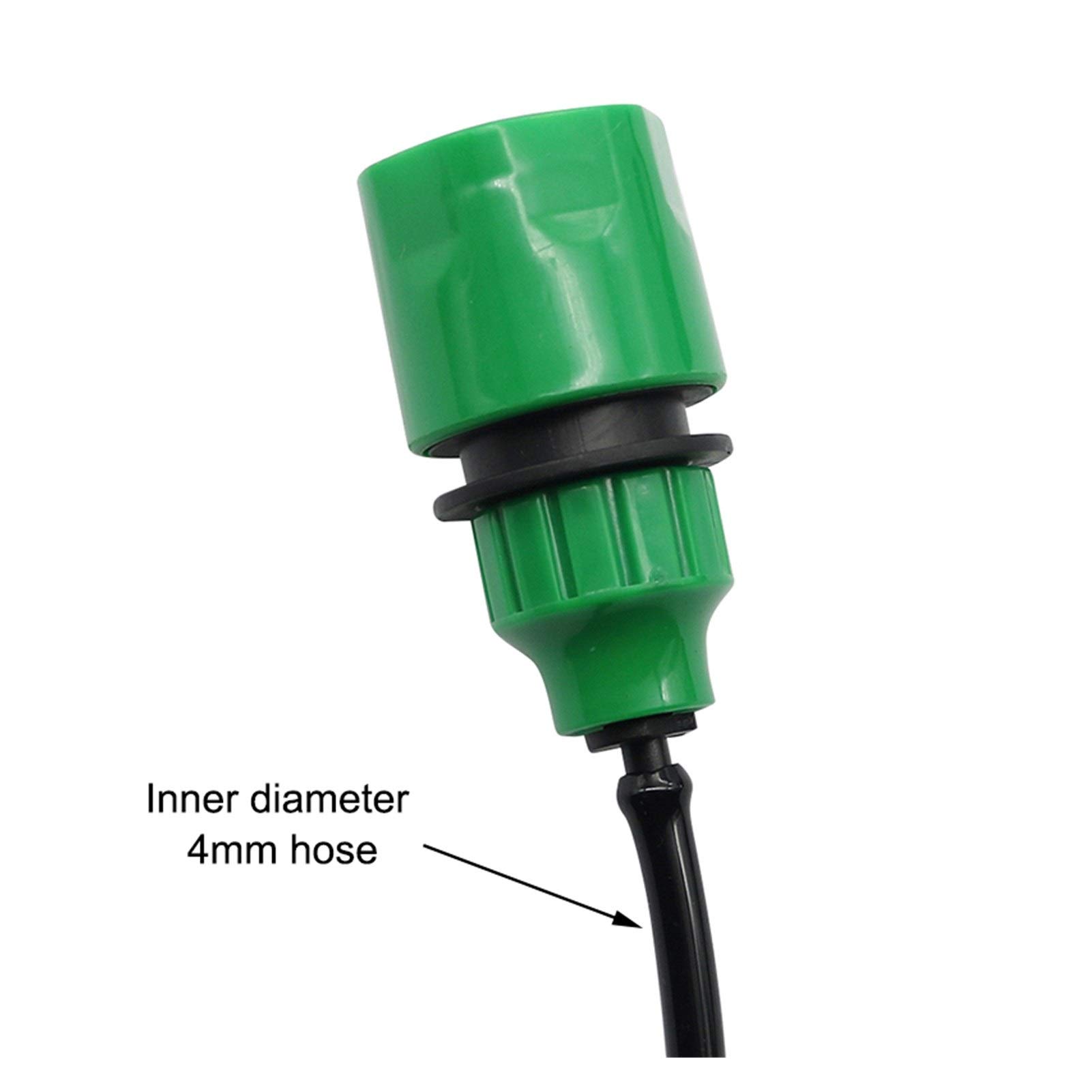 Schlauchverbinder Gartenbewässerungssystem-Werkzeuge Gartenwasser-Schnellanschluss for 1/4 Zoll 3/8 Zoll Schlauch Landwirtschaftlicher Rohranschluss 20 Bewässerungsrohrarmaturen