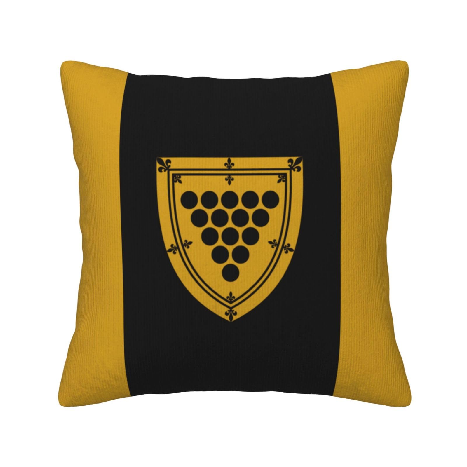 HGIUYDRD Cornwall County Flag Print Corduroy Throw Pillow with Invisible Zipper Closure for Living Room, Couch and Bed