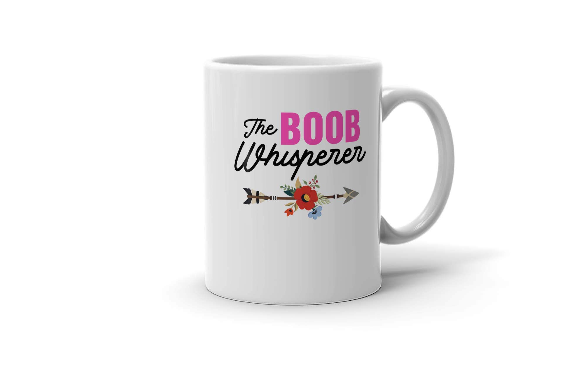 Hanavani The Boob Whisperer Coffee Mug Lactation Breastfeeding Gift Nurse For Men Women 191002 11oz White Mug