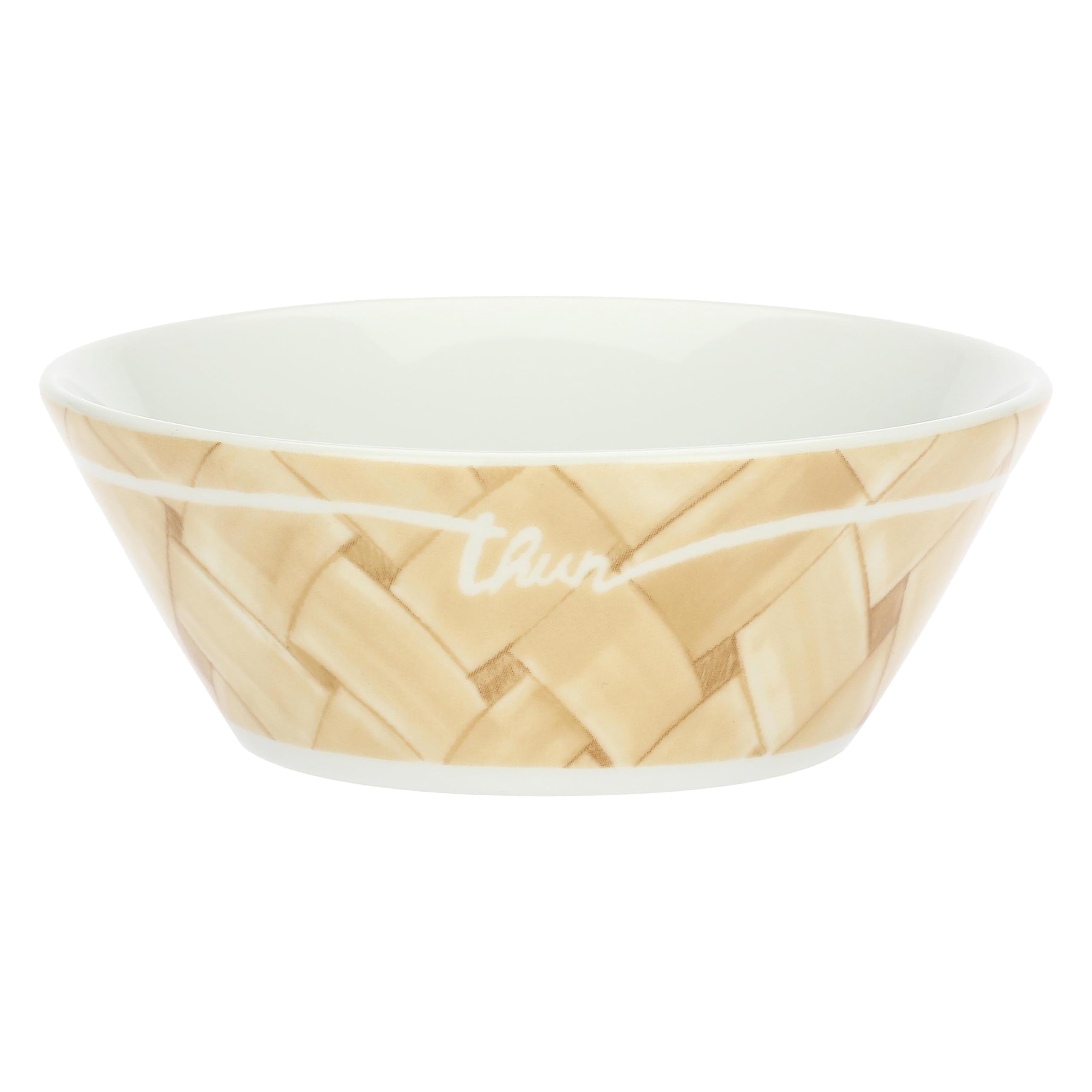 THUN, Set Piatto con Ciotole Aperitivo in Porcellana, Linea AbbracciAMI, Set Piatti da Collezione, Idea Regalo per Natale, Piatto Ø 31.5 cm, Ciotoline Ø 13.2 cm, 5 cm h