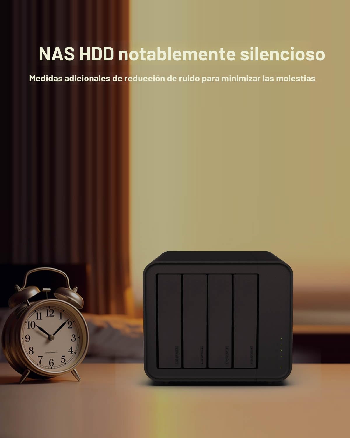 TERRAMASTER F4-424 Pro NAS Almacenamiento - 4 Bahías, CPU Core i3-N305 8 Núcleos y 8 Hilos, 32GB RAM DDR5, Puerto 2.5GbE x 2, Almacenamiento Conectado a la Red de Máximo Rendimiento para Empresas