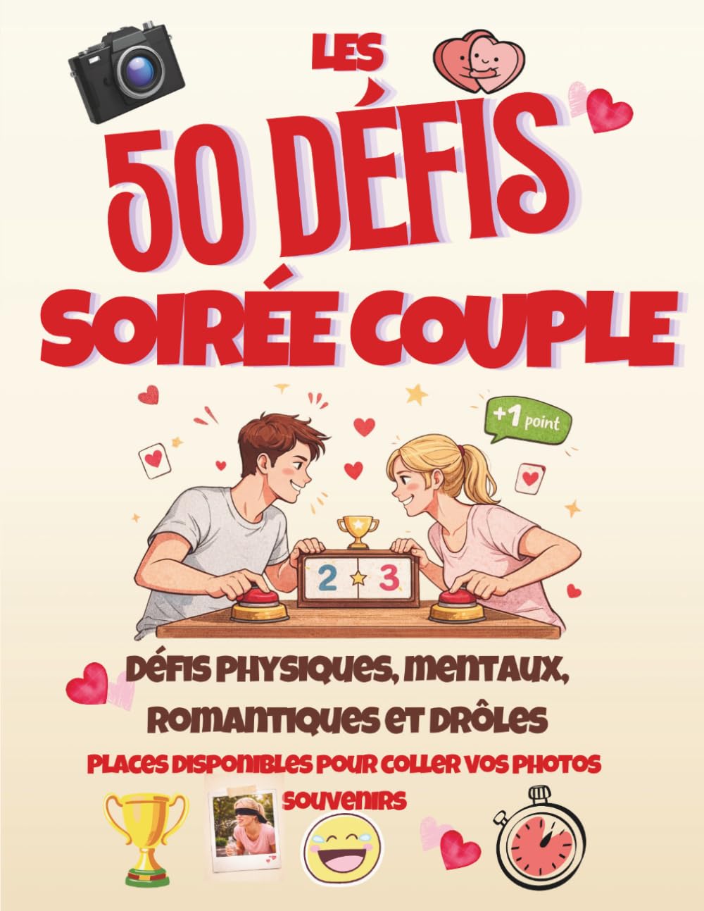Les 50 Défis Soirée Couple: Jeu de Société Couple – 50 Défis Romantiques, Drôles et Complices pour Soirée à Deux – Idée Cadeau Saint Valentin, Anniversaire de Mariage ou Fête des Amoureux