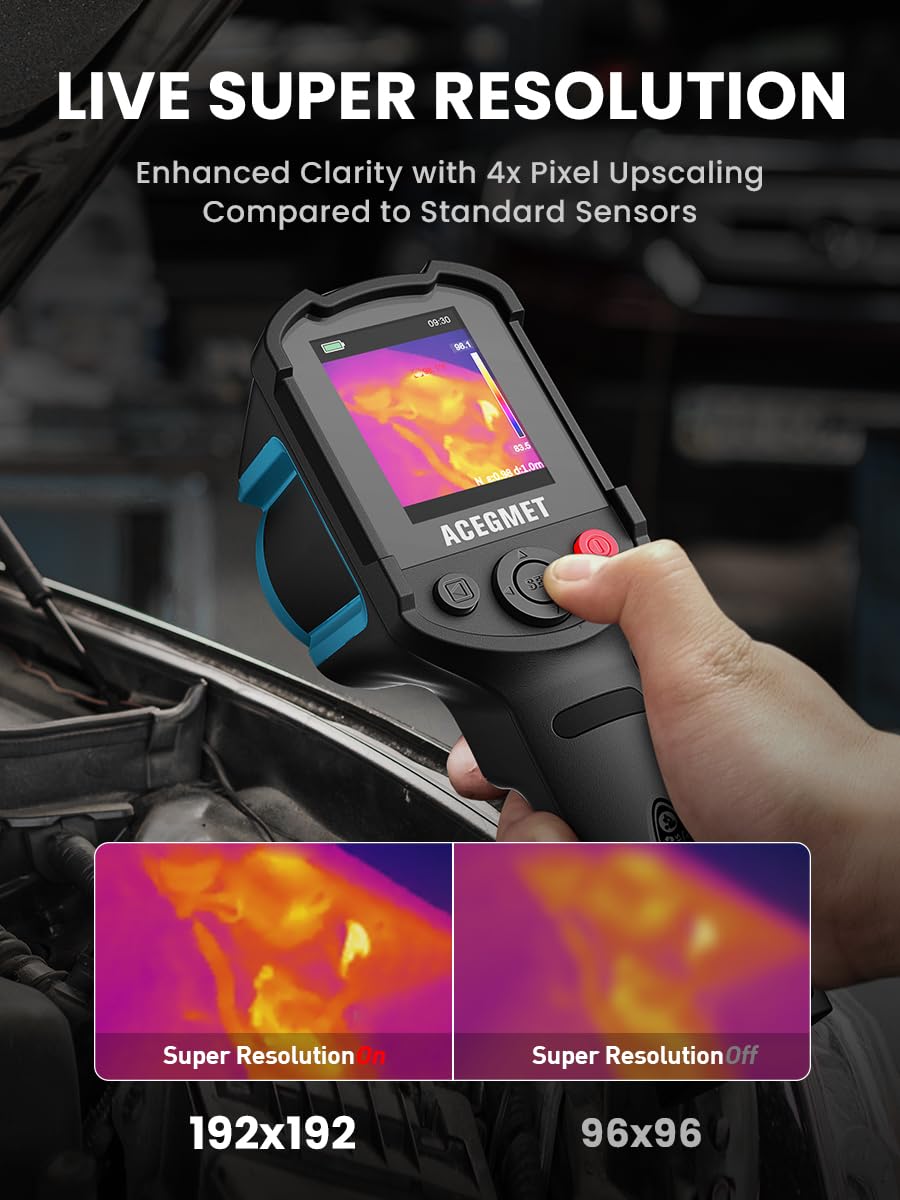 ACEGMET Thermal Camera,Portable Handheld Infrared Thermal Imaging