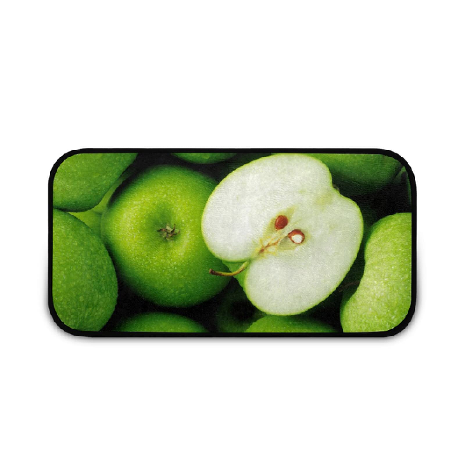 Photo 1 of Kitchen Floor Mat Anti Slip & Fatigue Floor Rugs Standing Desk Mat Green Apples Floor Mats for House, Sink, Office, Kitchen 40"x20" 1pc