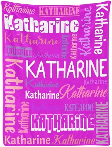 Miniatura 2 de Mantas personalizadas con nombre para adultos, niños y bebés, mantas personalizadas con monograma, regalos para mujeres, hombres, niñas y niños