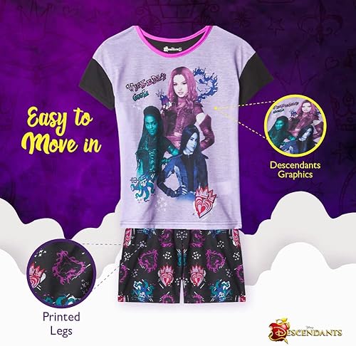 Miniatura 4 de Disney Girls' 2-piece Loose-fit Pajama Set, Princess Matching Pajamas, Soft & Cute for Kids