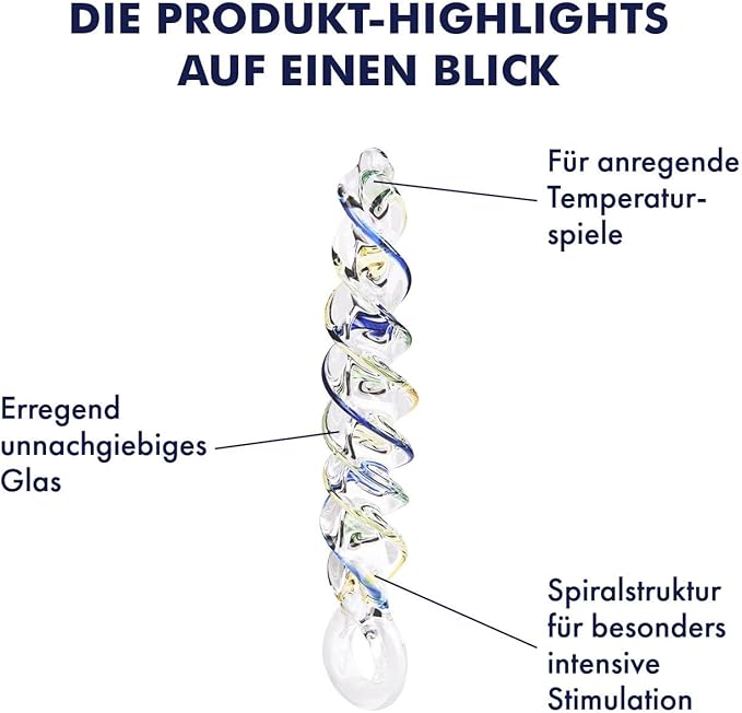 Detalle textura espiral EIS Consolador Vidrio
