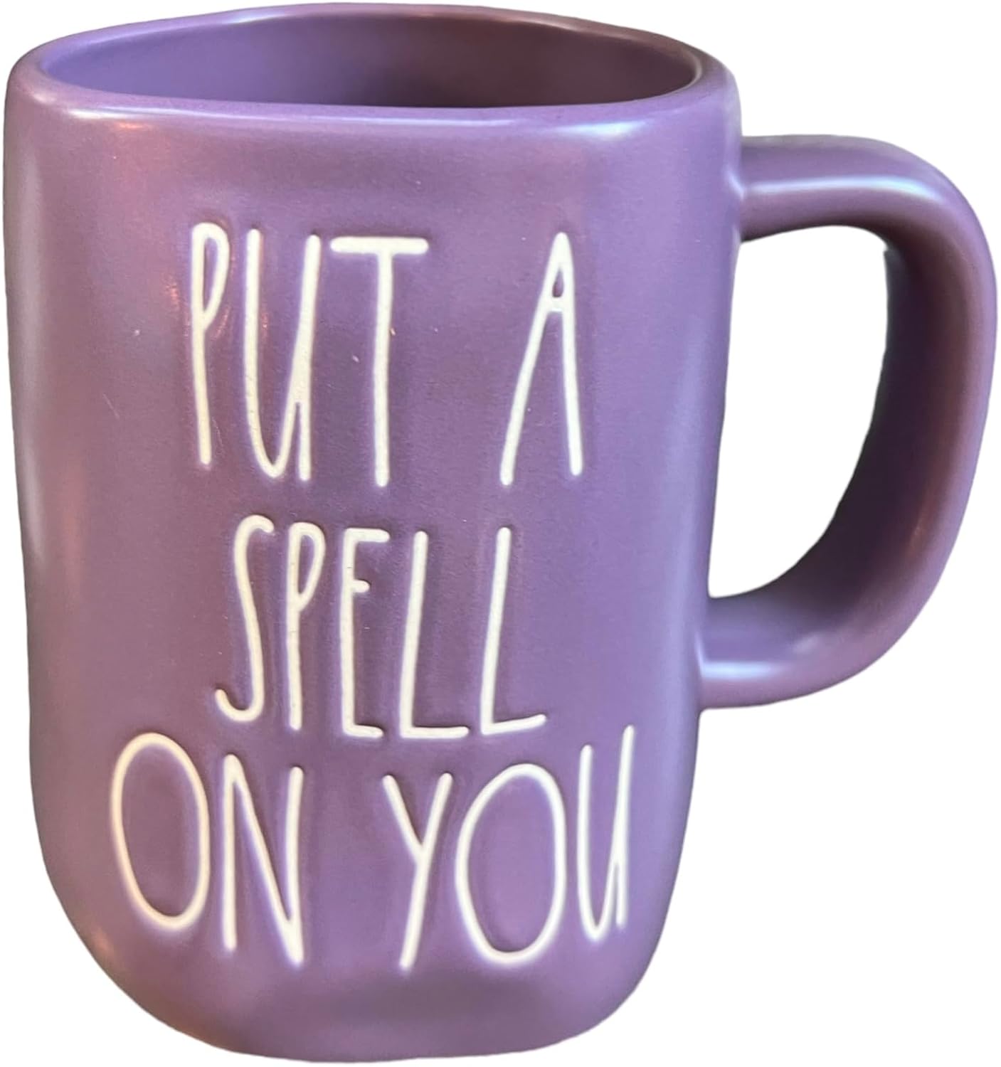 Amazon.com: Rae Dunn Halloween Mug Put a Spell On You Purple Ceramic