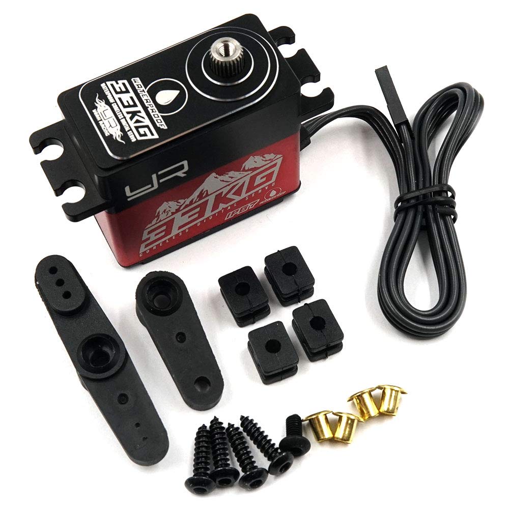 Yeah Racing YE-0034RD Alum Case IP67 33KG WP Coreless Servo Red : 1/10 Crawler