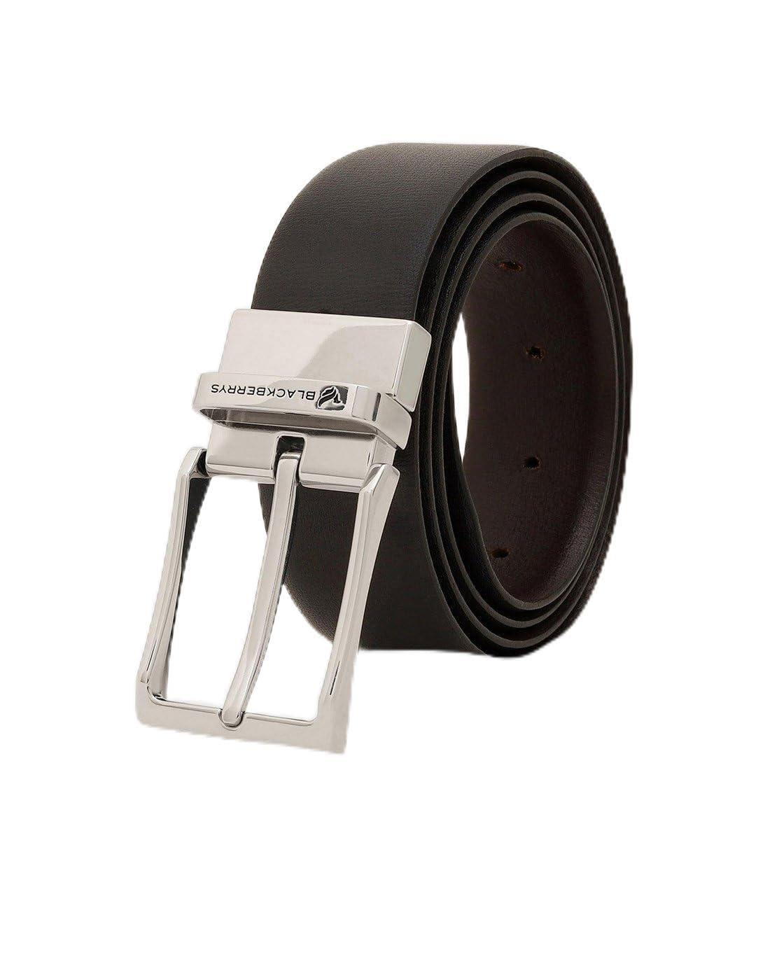 blackberrys Men'S Black Solid Classic Formal Belt-picture-14