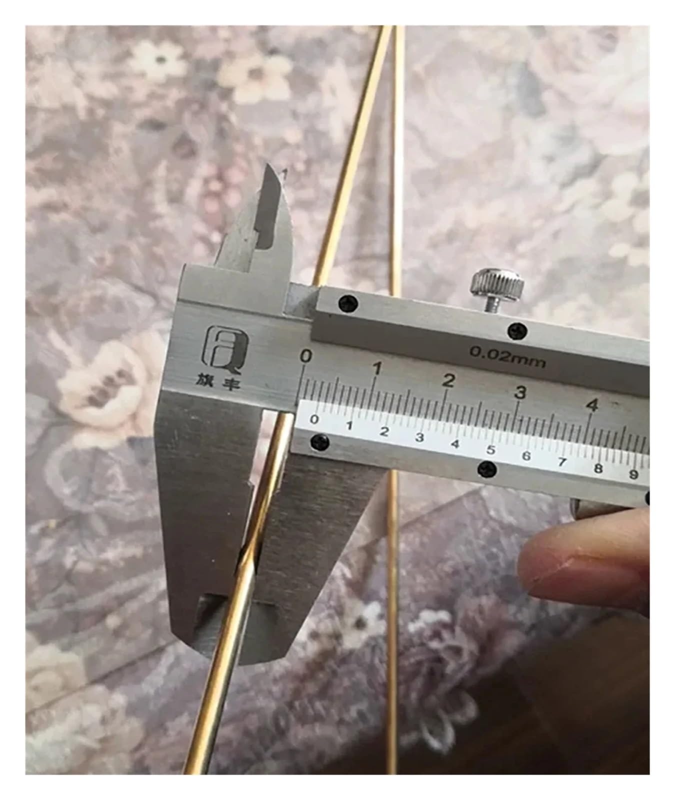 Barra di ottone, lunghezza 500 mm, diametro 0,8/1/1,2/1,3 mm a 3,0 mm, barra tonda in rame puro massiccio, utensile da taglio, barre di metallo realizzate a mano(5Pcs,1.6x500mm)