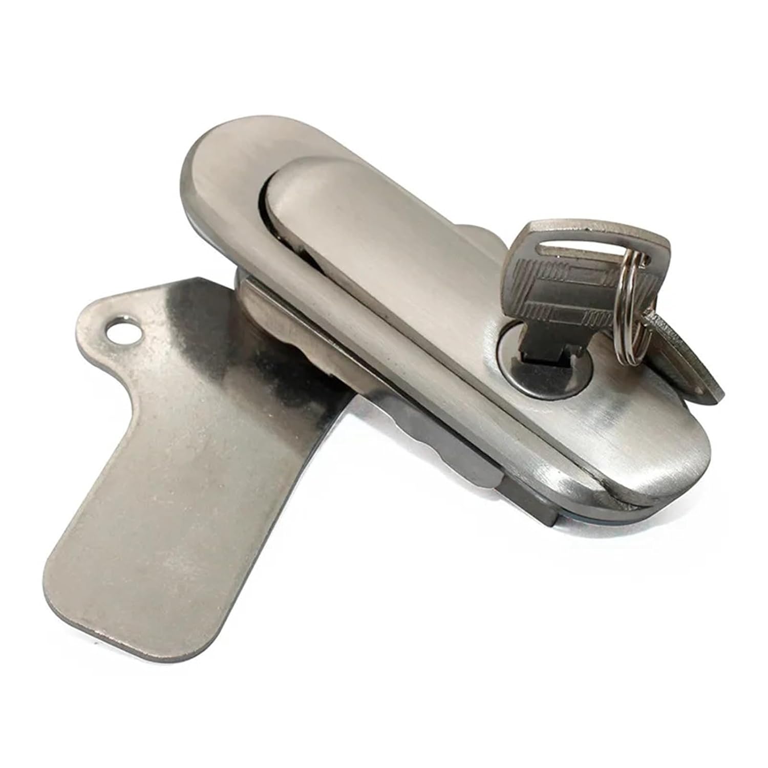 Outdoor Switch Electrical Control Box Plane Handle Lock Tool Box Equipment Shell Network Cabinet Lock AB-403 1Pcs(403-1stainless Steel)