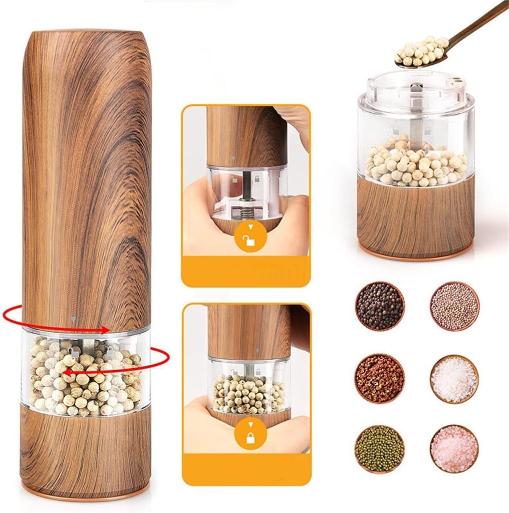 Outdoor Barbecue Electric Spice Grinder Plastic Rechargeable Salt and Pepper