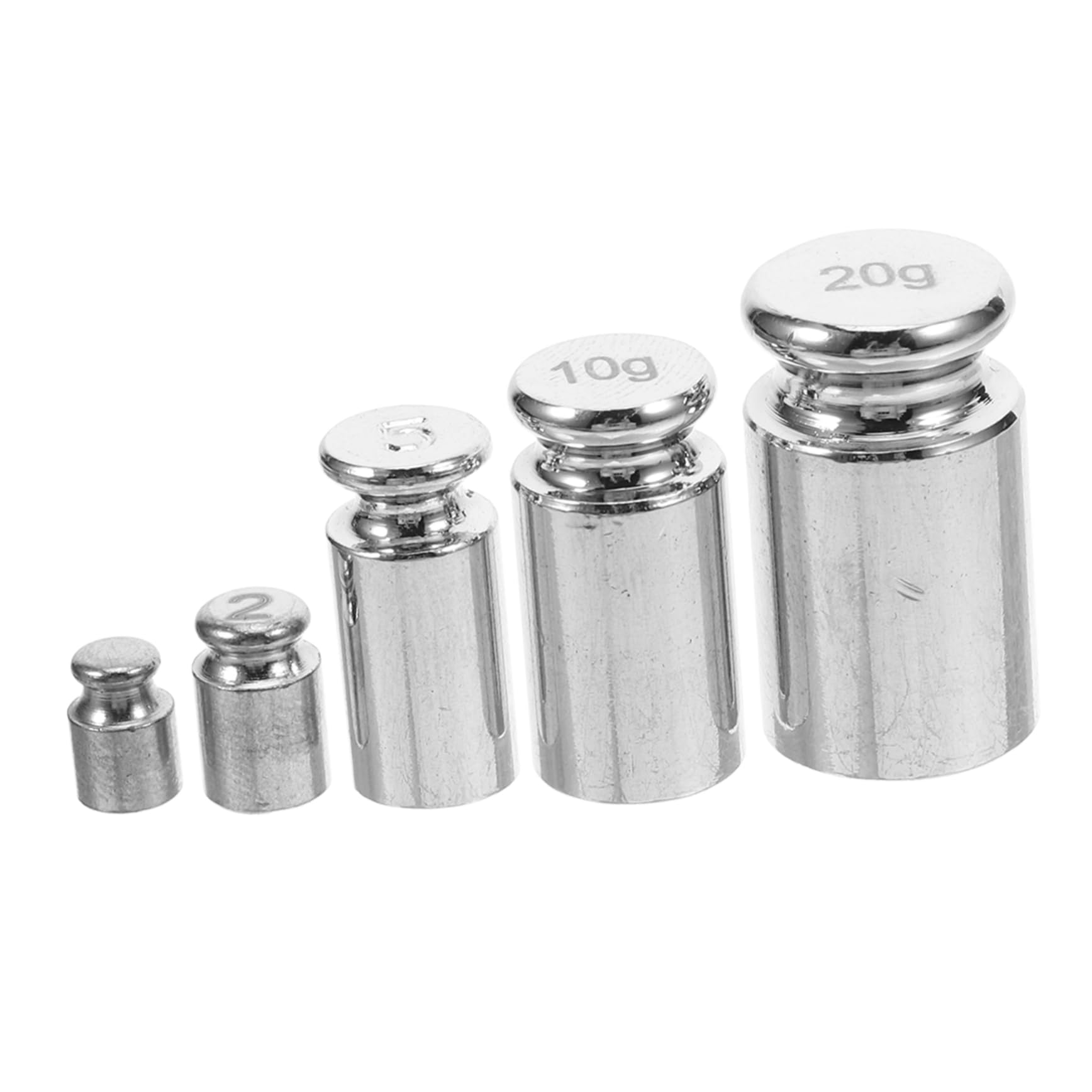 NAMOARLY Digital Scales for 5pcs Gram Scale Kit Compatible Small Coin Craft Meat Jewelry Calibration