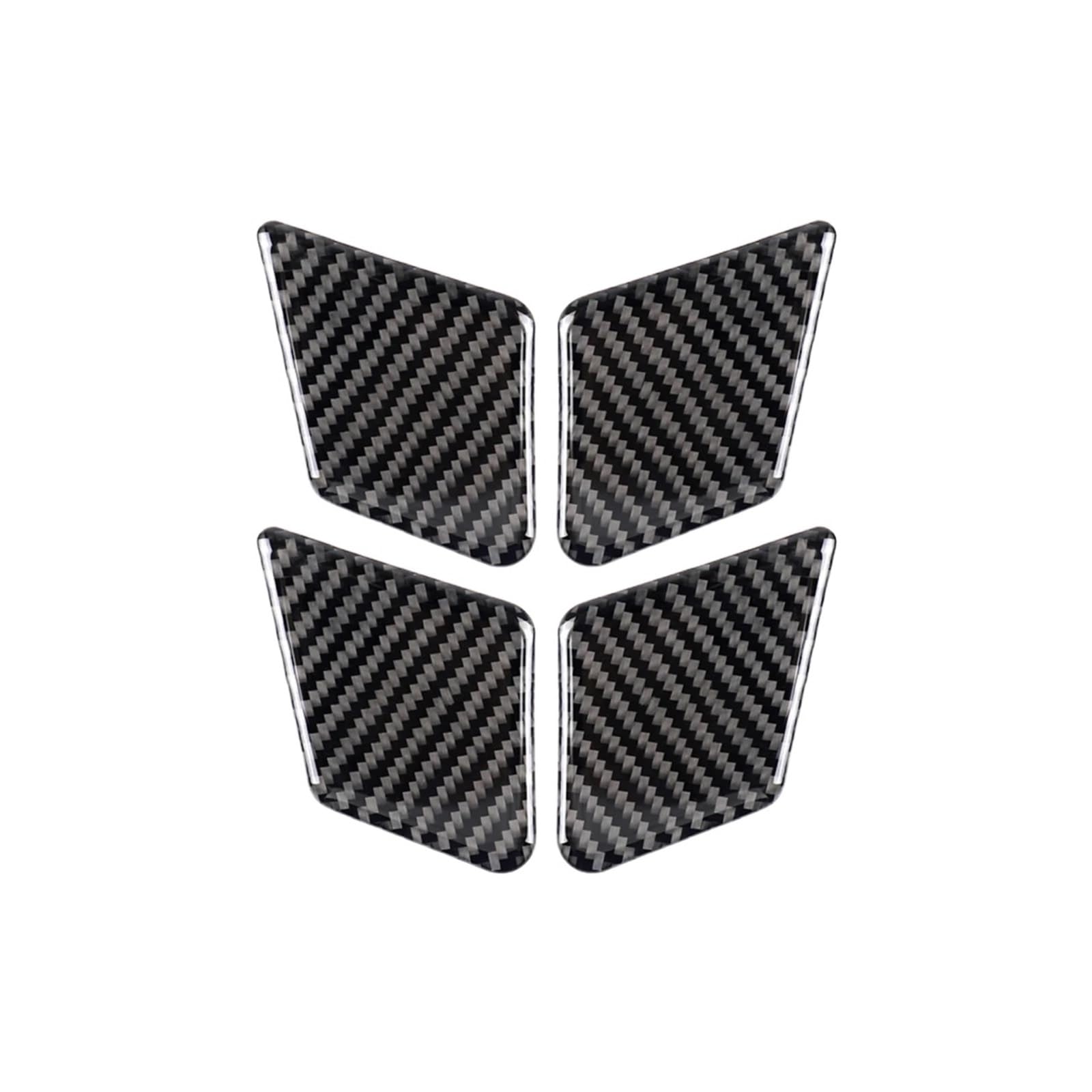 FHCBUTAE Interior Car Handle for Mercedes for Benz C-Class W204 2007-2014 Carbon Fiber Sticker Car Interior Door Handle Bowl Trim Cover