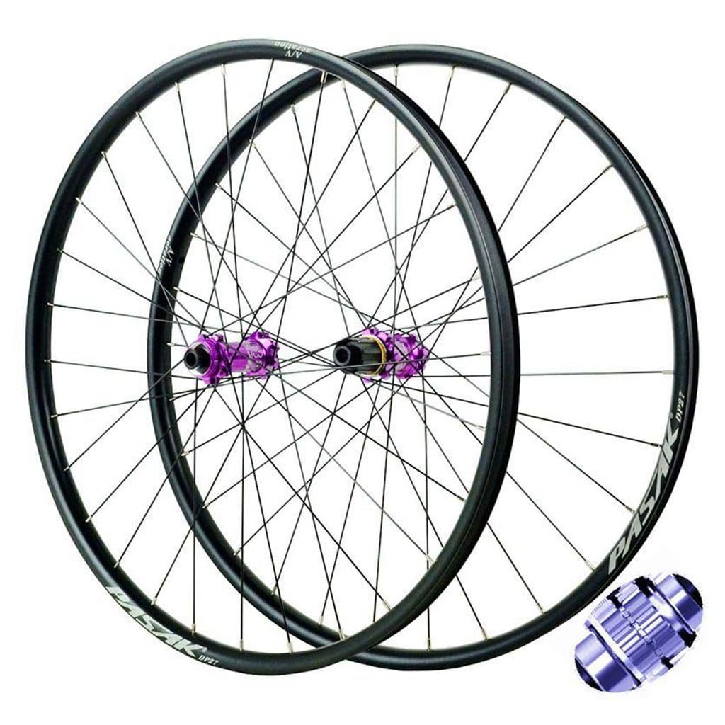 Zestaw kół do roweru MTB, obręcz górska, 26, 27,5, 29 cali, centralny zamek ze stopu aluminium, hybrydowe/uszczelnione łożyska, obręcz rowerowa 148 mm dla prędkości 7/8/9/10/11/12 prędkości