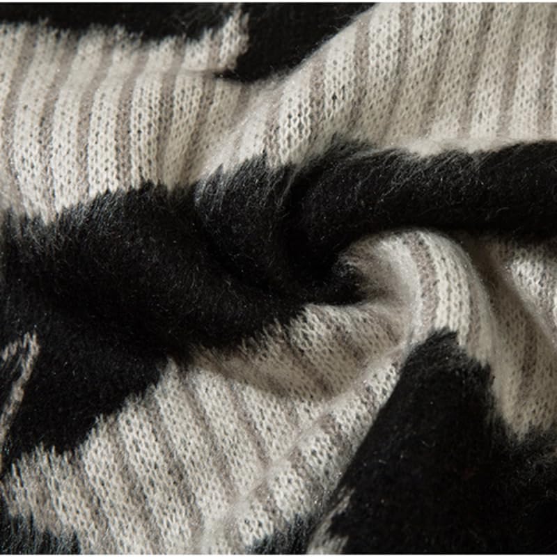 Emo Sweater Gothic Sweater Y2k Star Womens Men Punk Oversized Ripped Pullover Loose Knit Sweaters Emo Cloth Gothic Clothes4