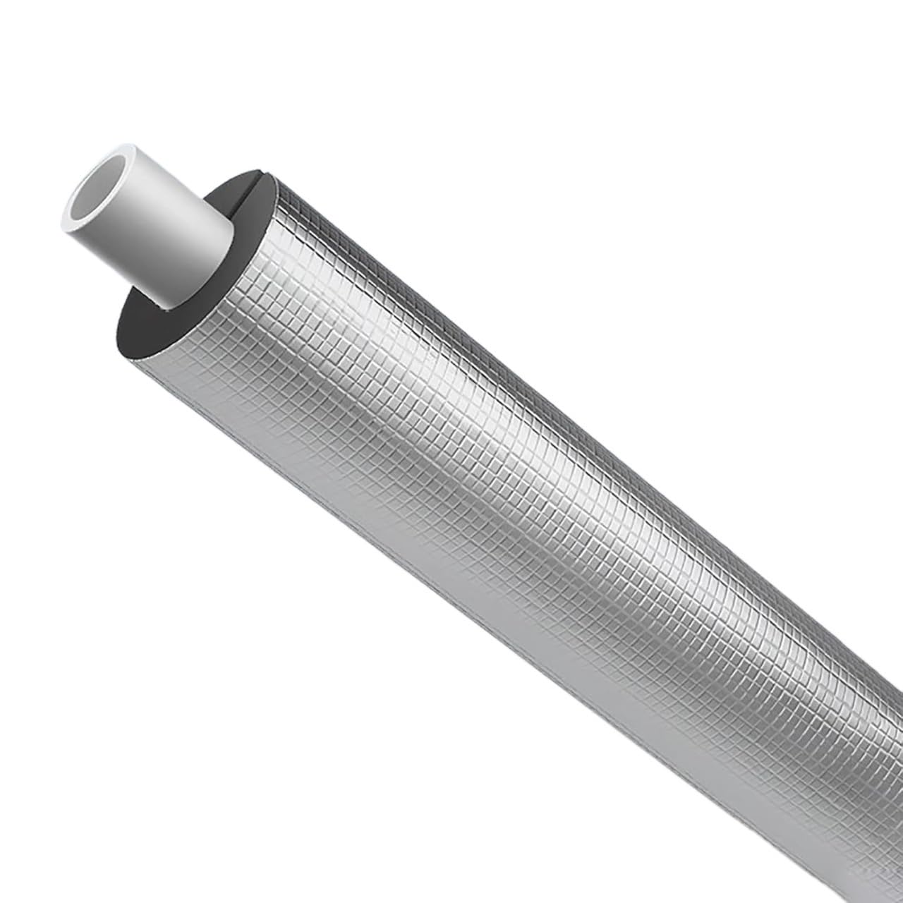 Relleno aislante para tuberías Tamaños múltiples del tubo aislamiento de la espuma papel aluminio for los tubos agua fría calientes al aire libre interiores(16*5*95cm/6.2*1.9*37.4in)