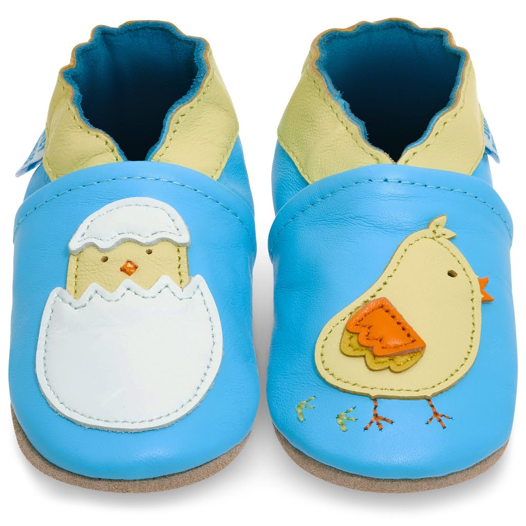 Zapatos de Bebé – Zapatillas de Cuero Niño Niña – Patucos de Piel con Elástico para Bebé - Zapatitos Primeros Pasos - Pantuflas Infantiles 0-6 Meses 6-12 Meses 12-18 Meses 18-24 Meses 2-3Años — view 13
