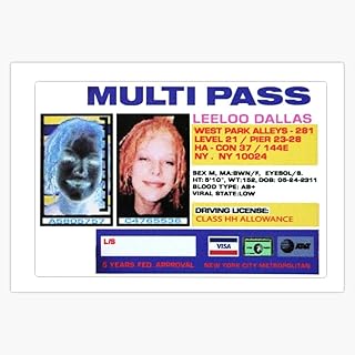 Leyland Designs Multipass - 5th Element Bumper Sticker Window Water Bottle Decal 5""