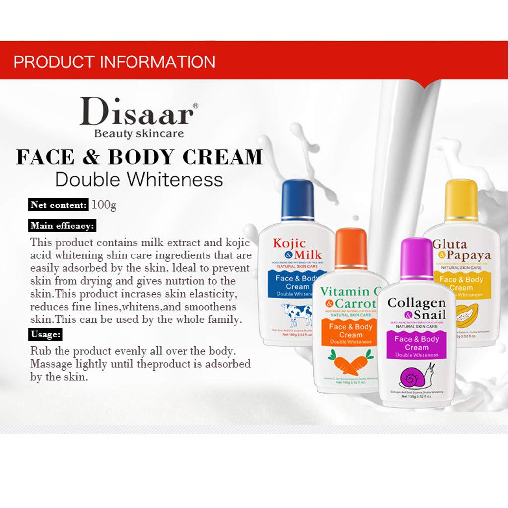 vitamin c carrot face body cream