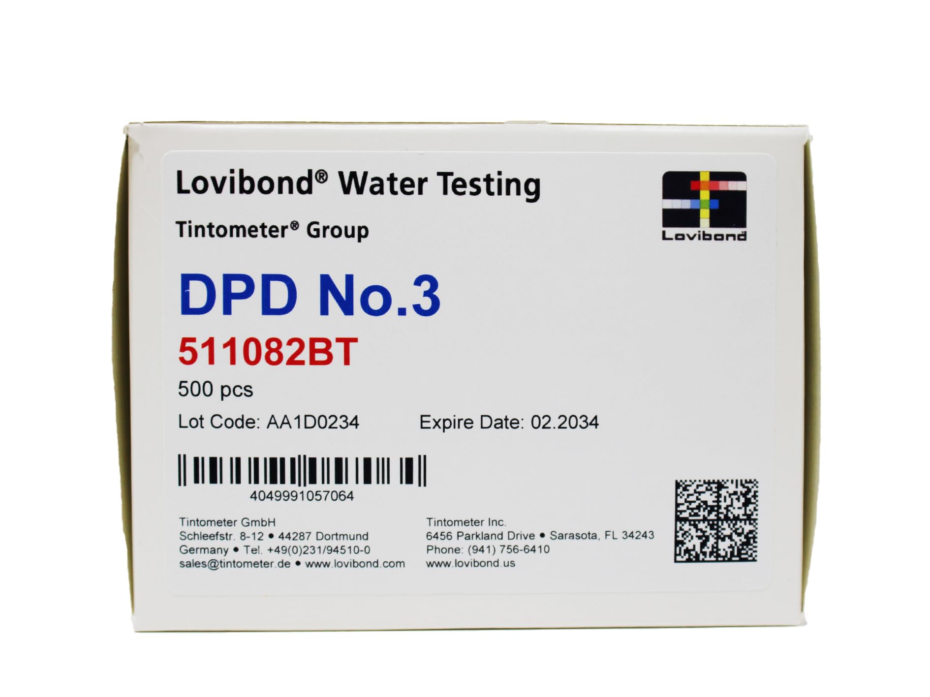Lovibond - DPD No. 3 Photometer Cloro Combinato per fotometro