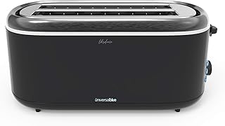 Universal Blue - Grille-Pain 2 Longues Machines à sous - Puissance 1300W - 7 Niveaux de Torréfaction